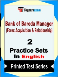 Bank of Baroda Manager (Forex Acquisition & Relationship) Book in English - Question Paper / Practice Set