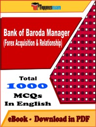Bank of Baroda Manager (Forex Acquisition & Relationship) PDF Book in English - MCQ / Objective Questions