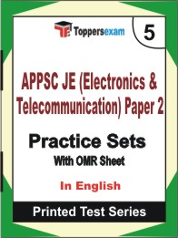 APPSC JE (Electronics & Telecommunication) Paper 2 Book in English - Mock Test / Practice Set