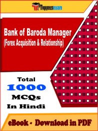 Bank of Baroda Manager (Forex Acquisition & Relationship) PDF Book in Hindi - MCQ / Objective Questions