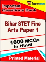 Bihar STET Fine Arts Paper 1 Book in Hindi - Objective MCQ