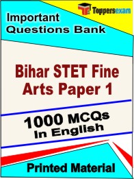 Bihar STET Fine Arts Paper 1 Book in English - Objective MCQ