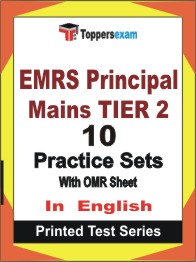 EMRS Principal Mains (TIER 2) Book in English - Practice Set