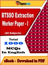 EBook of BTSSO Extraction Worker (Paper 1), PDF Format in English