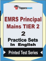 EMRS Principal Mains (TIER 2) Book in English - Question Paper / Practice Set