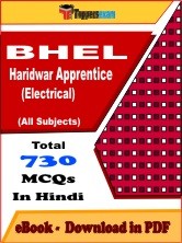 EBook of BHEL Haridwar Apprentice (Electrical), PDF Format in Hindi