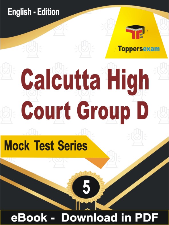 Calcutta High Court Group D Test PDF Book In English - Practice Set