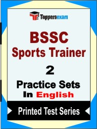 BSSC Sports Trainer Book in English - Question Paper / Practice Set