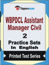 WBPDCL Assistant Manager (Civil) Book in English - Question Paper / Practice Set