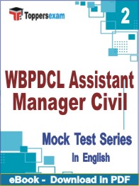 WBPDCL Assistant Manager (Civil) Test PDF Book In English - Question Paper