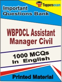 WBPDCL Assistant Manager (Civil) Book in English - Objective MCQ