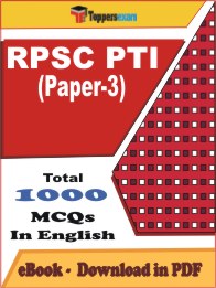 RPSC PTI (Paper-3) PDF Book In English - MCQ / Objective Questions