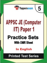 APPSC JE (Computer/IT) Paper 1 Book in English - Mock Test / Practice Set