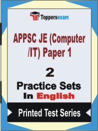APPSC JE (Computer/IT) Paper 1 Book in English - Question Paper / Practice Set