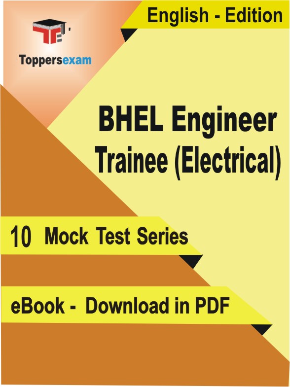 BHEL Engineer Trainee (Electrical) Test PDF Book In English - Mock Test/Practice Set