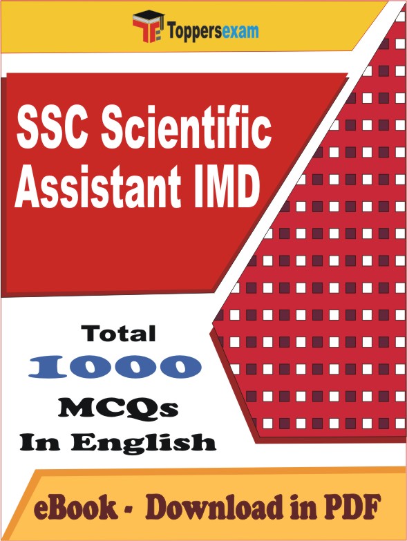 SSC Scientific Assistant IMD PDF Book In English - MCQ / Objective Questions