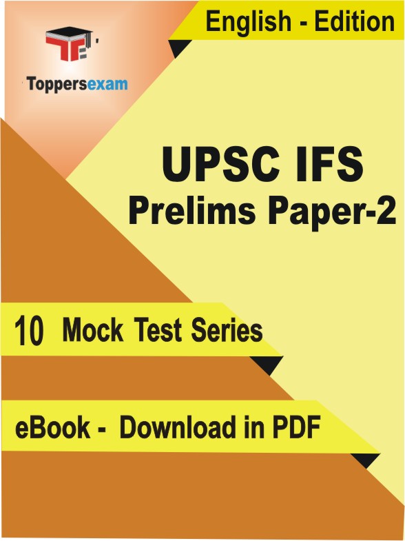 UPSC IFS Prelims Paper-2 Test PDF Book In Hindi - Mock Test/Practice Set