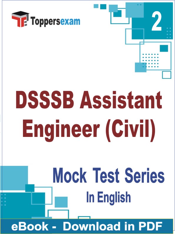 DSSSB Assistant Engineer (Civil) Test PDF Book In English - Question Paper