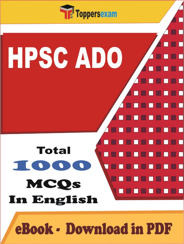 HPSC ADO PDF Book In English - MCQ / Objective Questions