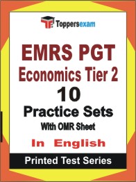 EMRS PGT Economics (Tier-2) Book in English - Practice Set