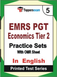 EMRS PGT Economics (Tier-2) Book in English - Mock Test / Practice Set