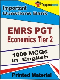 EMRS PGT Economics (Tier-2) Book in English - Objective MCQ