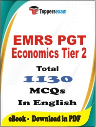 EMRS PGT Economics (Tier-2) PDF Book In English - MCQ / Objective Questions