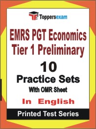 EMRS PGT Economics (Tier-1) Preliminary Book in English - Practice Set