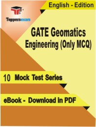 GATE Geomatics Engineering (Only MCQ) PDF Book In English - Mock Test/Practice Set