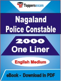 Nagaland Police Constable One Liner Book PDF in English
