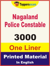 Nagaland Police Constable One Liner Book in English.