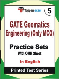 GATE Geomatics Engineering (Only MCQ) Book in English - Mock Test / Practice Set