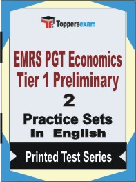 EMRS PGT Economics (Tier-1) Preliminary Book in English - Question Paper / Practice Set