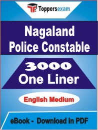 Nagaland Police Constable One Liner Book PDF in English