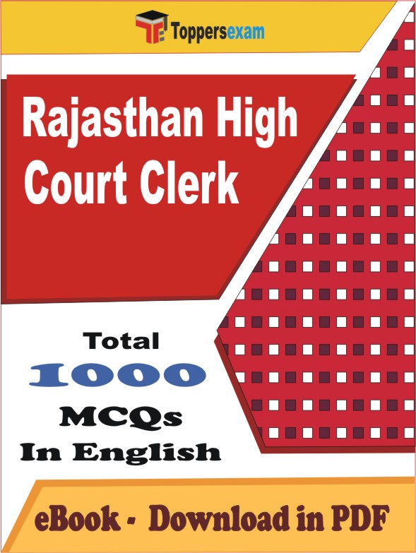 Rajasthan High Court Clerk PDF Book In English - MCQ / Objective Questions