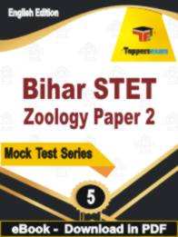 Bihar STET Zoology ( Paper 2 )  Test  PDF Book In English - Practice Set