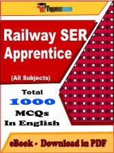 EBook of Railway SER Apprentice Exam, PDF Format in English