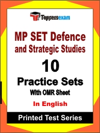 MP SET Defence and Strategic Studies Book in English - Practice Set