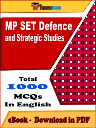 MP SET Defence and Strategic Studies PDF Book In English - MCQ / Objective Questions