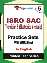 ISRO SAC Technician B (Electronics Mechanic) Book in English - Mock Test / Practice Set