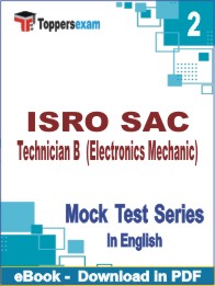 ISRO SAC Technician B (Electronics Mechanic) Test PDF Book In English - Question Paper