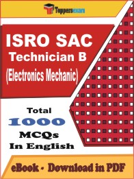 ISRO SAC Technician B (Electronics Mechanic) PDF Book in English - MCQ / Objective Questions