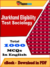 Jharkhand Eligibility Test Sociology PDF Book in English - MCQ / Objective Questions