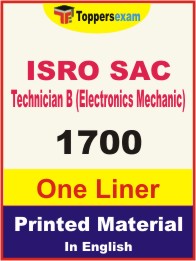 ISRO SAC Technician B (Electronics Mechanic) One Liner Book in English