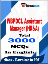 WBPDCL Assistant Manager (HR&A) PDF Book In English - MCQ / Objective Questions