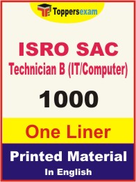 ISRO SAC Technician B (IT/Computer) One Liner Book in English