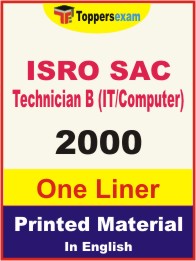 ISRO SAC Technician B (IT/Computer) One Liner Book in English