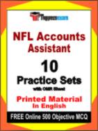 NFL Accounts Assistant Test Book in English - Practice Set