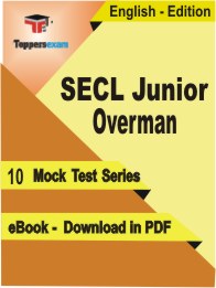SECL Junior Overman PDF Book In English - Mock Test/Practice Set