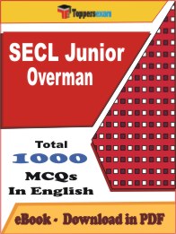 SECL Junior Overman PDF Book In English - MCQ / Objective Questions